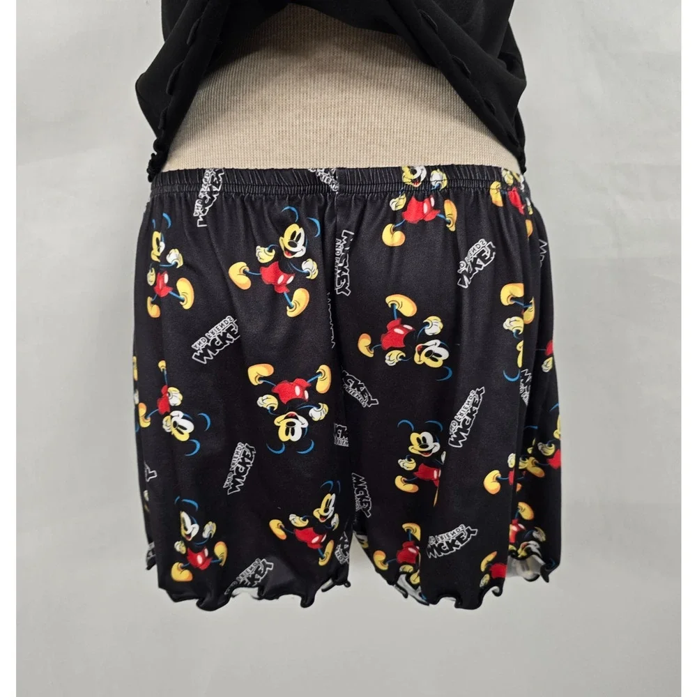 Disney Mickey Mouse & Friends Shorts & Tank Pajama Lounge Set Women's XXL Black - Picture 9 of 16